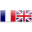 Francés Inglés bandera